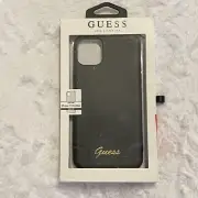 GUESS Hard Case for iPhone 11 Pro Max Black NEW Slim Profile Easy Snap On