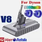 Battery/Filter For Dyson V8 Absolute Pro V8 Animal V8 Fluffy Vacuum SV10 9500mAh