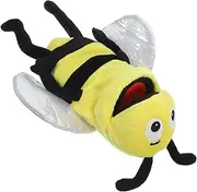 Cartoon Bee Hand Puppet Plush for Interactive Storytelling Soft Animal Hand Puppet for Engaging Playtime Activity for Bedtime Stories and Imagination Development