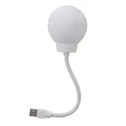Flexible Gooseneck Moon Design USB Plug In Light For Dormitory