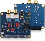 Raspi HiFi DAC Hat PCM5122 Audio Sound Card Expansion Board, I2S Interface PiFi DIGI DAC + HiFi DIGI Digital Audio Card for 3 Model B 2B / B