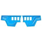 50 Caliber Racing Powdercoat Voodoo Blue Switch Panel Dash Polaris RZR XP1000