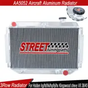 3 Row Aluminum Radiator For Holden HG HT/HK HQ HJ HX Kingswood chevy V8 38/45 AT
