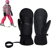 [Generic] Warm Gloves for Women | Windproof Mens Snow Gloves Thermal Gloves - Cold Weather Gloves Soft Touchscreen Gloves for Winter Cold Weather