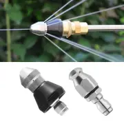 Connect Sewer Cleaner 1/4inch Thread Pressure Drain Washer Nozzle Pipe Dredging