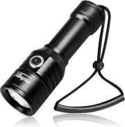 ORCATORCH D570 GL 2-in-1 Scuba Diving Flashlight 1000 Lumens, 150M Torch