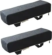 Generic 2X Armrest Pad Chair Arm Rest Armrest Support Pillow Elbow Support Pillow for Office Chair, Black