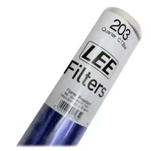 LEE Filters 藍色 203 Full CTB 1/4 燈光色溫紙