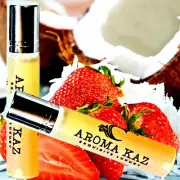 Coconut Strawberry Perfume Roll-On Fragrance Oil Luxury Vegan/Cruelty-Free