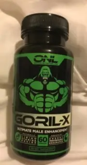 Goril X Testosterone Supplement to Increase Size, Strength and Energy, 60 caps