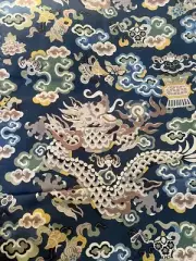 Brunschwig & Fils Chinoiserie Print Fabric Ming Dragon Print France 2 1/2 Yards