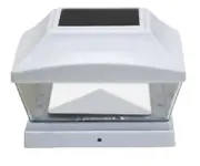 8-pk Garden Solar White Cap light With White SMD LED For 6"x6"/5"x5"/4"x4" Post