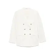 [Calvin Klein] Calvin Klein Double-breasted Blazer 4 UK NEUTRALS