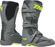 Thor Blitz XR, boots , color: Grey/Dark Grey/Neon-Yellow , size: 14 US