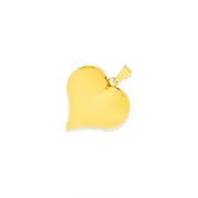 9ct Gold 20mm Puff Heart Pendant