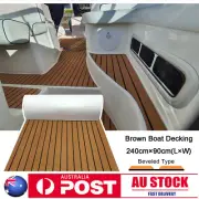 Yacht Decking Carpet EVA Foam Boat Flooring Sheet Marine Carpet 240×90cm Brown