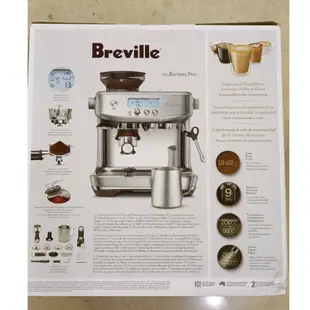 110V 現貨 Breville Pro BES878 百富利 鉑富咖啡機 松露黑