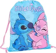 Disney Stitch Drawstring Bag Girls PE Kit Gym Bag Boys School Trainer Swim Bag Kids School Backpack