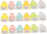 Toddmomy 18pcs Glow The Dark Miniature Penguin Decoration Penguin Figurines for Micro Landscape DIY Decor Tabletop Adornment