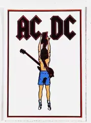 AC/DC Rock Band Music Waterproof Vinyl Sticker