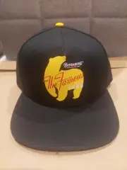 The Famous Bundaberg Rum Flat Peaked Snapback Cap Hat - Bundy Bear