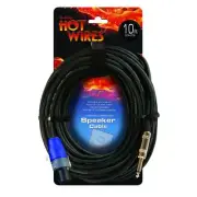 On-Stage Speakon Cable with Neutrik Connectors (10', NL2-QTR) (SP14-10SQ) | MaxS