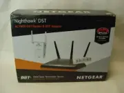 NEW - NETGEAR NIGHTHAWK AC1900 DST ROUTER R7300 & DST ADAPTER