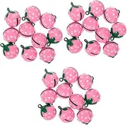 Copper Bells for Dog Collars Small Bells for Crafts Collar Jewelry Charms Pet Bells Mini Colourful Bell Kitten Bells Keychain Charms Dog Bell Cat Collar Bells Pink