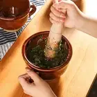 Mortar and Pestle Set Sturdy Garlic Ginger Grinder for Spice Gingers Cereal