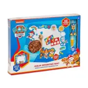PAW PATROL AQUA DRAWING MAT 75X55cm WITH PEN AND STENCILS SET NEW TOY