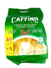 35 SACHETS X (20 g) DELIZIO CAFFINO CHOCO HAZELNUT COFFEE LATTE INSTANT COFFEE