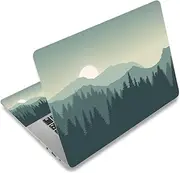 AIMSA Laptop Skin Sticker Decal, 17 17.3 inch Laptop Art Decal Universal Cover, Decorative Stickers Notebook Skin Protector, Forest Sunset