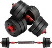 Verpeak Adjustable Dumbbell Set with Barbell - Best for Home Gym Weight Lifti...