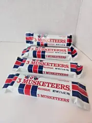 Vintage 1970's 1977 Mars 3 Musketeers Candy Bar Film Prop Custom Made 4 Each