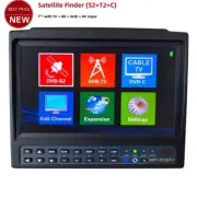 KPT-701S/T+ 7" 1024*600 IPS Combo Satellite Finder (S2+T2+C) HD CCTV Monitor