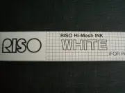 WHITE - RISO Print Gocco Hi mesh INK for paper Screen printer PG-5 PG-11 PG-10