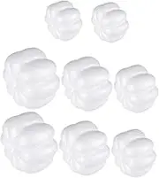 Pumpkin Halloween Decorations 8pcs Realistic Mold Foam Pumpkins DIY Accessories for Boys and Girls for Fall Thanksgiving