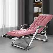 Zero Gravity Lounge Chair, Zero Gravity Lawn Chair Level 15 Adjustable Backrest Recliner Lounge Chair with Removable Cushion Folding Reclining Patio Outdoor Camping Chair for Poolside Beach (B) Lounge