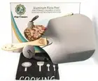12 "Aluminum Pizza Peel with Folding Wood Handle plus Two Gift Set