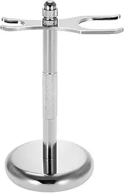 Razor and Brush Stand Stainless steel Razor Holder Razor Stand and Shaving Brush Stand Shaving Accessories Valentine's Day for Him Dad Men