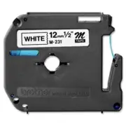 Brother Genuine P-touch M-231 Tape, 1/2" (0.47") Standard P-touch Tape, Black on