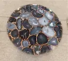 Wild Agate Geode Coffee Table Top, Agate Geode Center Table Top, Home Decor