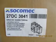 27DC3041 Socomec 27Dc3041 400 Amp 3 Pole Load Break Switch BRAND NEW!