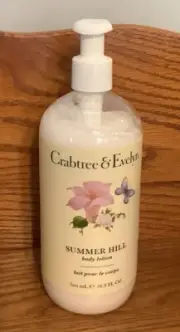 Crabtree & Evelyn Summer Hill Body Lotion 16.9 oz with Pump New