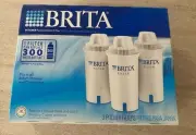 New Sealed “3” Pack Brita Replacement Water Pitcher Filters Fits All Brita Model