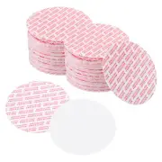 70mm/2.73" Foam Lid Liner, 300Pcs PS Resistant Pressure Sensitive Seal White Red
