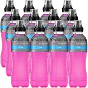 Powerade Blackcurrant Zero Sugar ION4 Sports Drink Electrolytes 600ml Pack 12 Carton Bulk