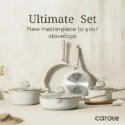 Carote Nonstick Pots and Pans Set, 8 Pcs Induction Kitchen Cookware Sets