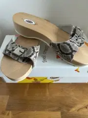 Dr Scholls Original Wooden Sandals Clogs Women’s 7 M Exercise Shoes Italy NEW 10
