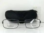 EMPORIO ARMANI EA9679 SSW GUNMETAL & WHITE EYEGLASSES 53-17-140 ITALY MADE